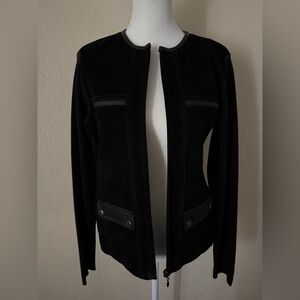 Vintage suede and leather jacket